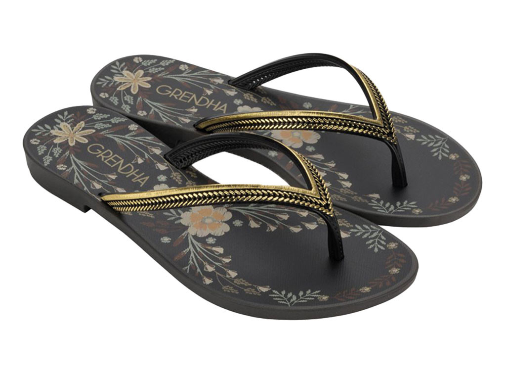 Rasteira floral hotsell mara beira rio