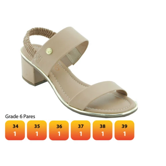 BEIRA RIO 8379 221 9569 35/38 NUDE (GF2) (CX6)